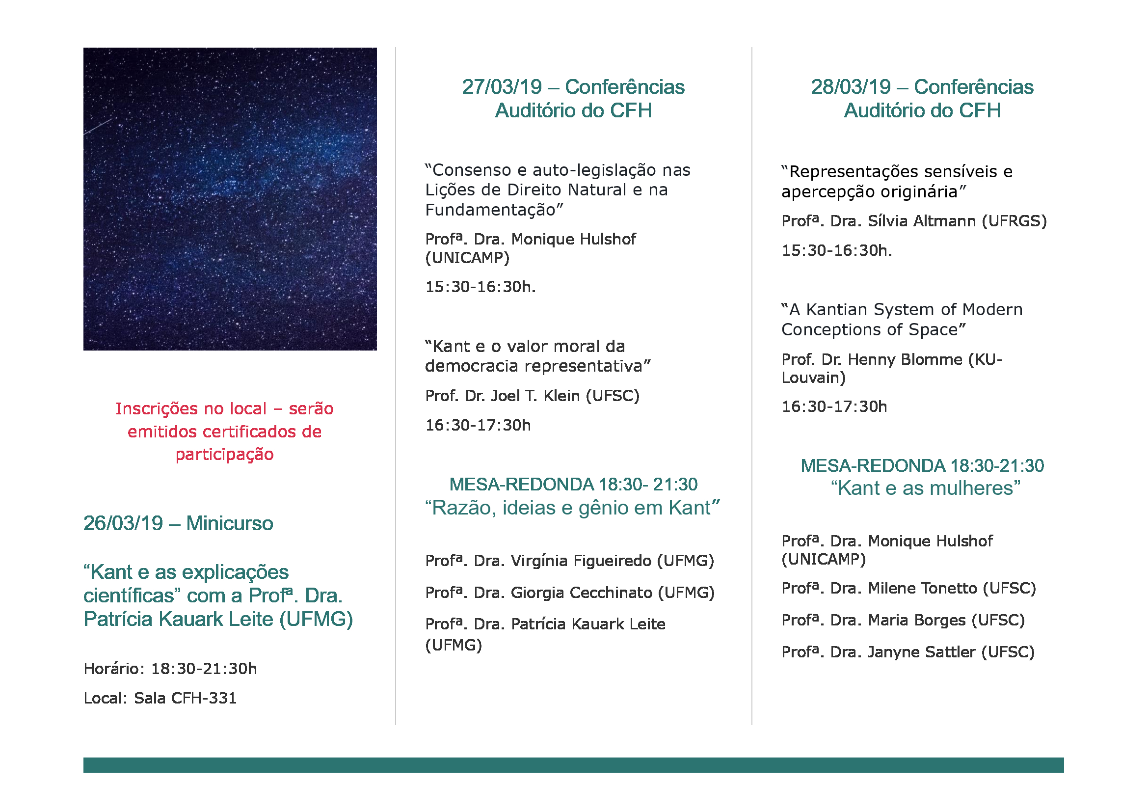 Kant in South America | UFSC | Brazil Maria Alves Borges Monique Hulshof